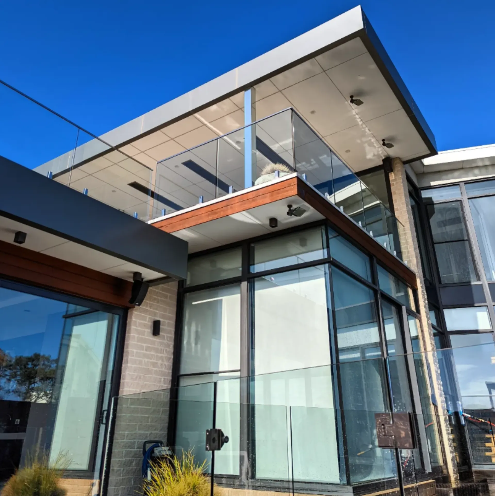 Glass pool fencing and windows cleaned by SouthEast Window Cleaning